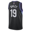 Muške NBA Dres Utah Jazz Ace Bailey Jordan 2025-26 Statement Edition Crno Swingman